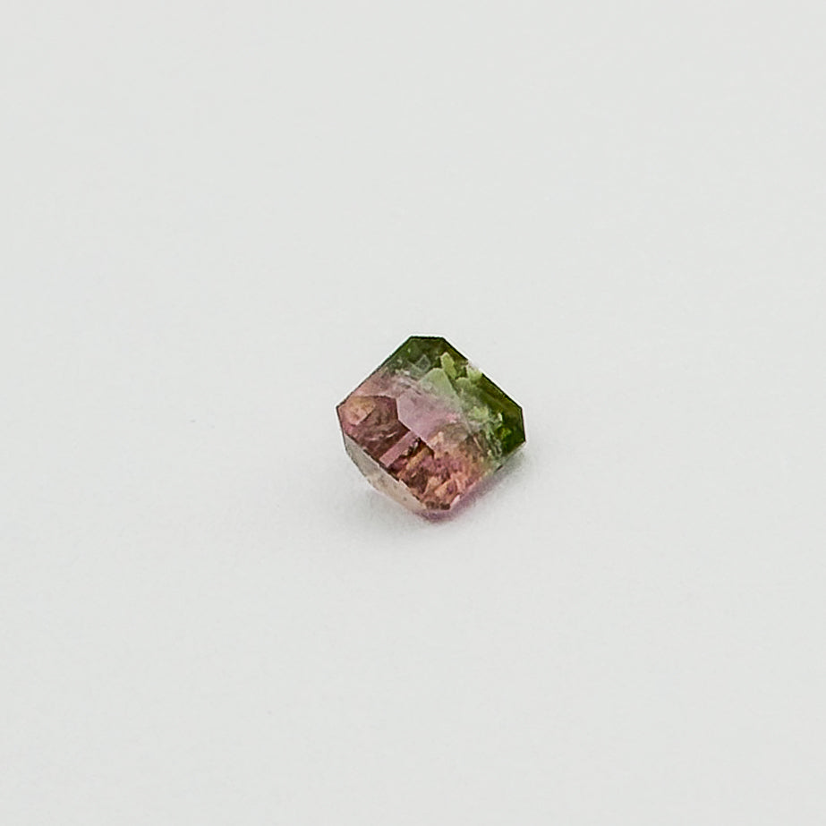Watermelon Tourmaline (square emerald, 5.1x5mm)