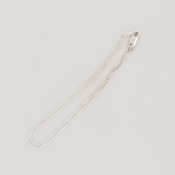 JIGGS Bracelet in sterling silver, a loose paperlink chain. Handmade in Melbourne by AGOVIA.