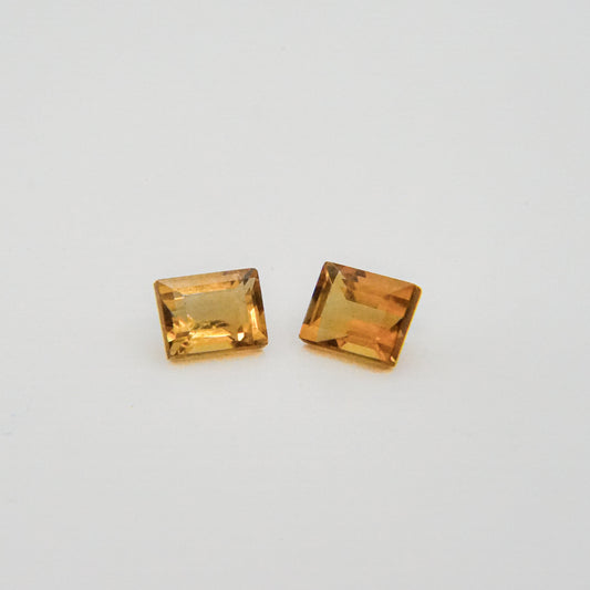 Citrine (baguette cut, 5x4mm)