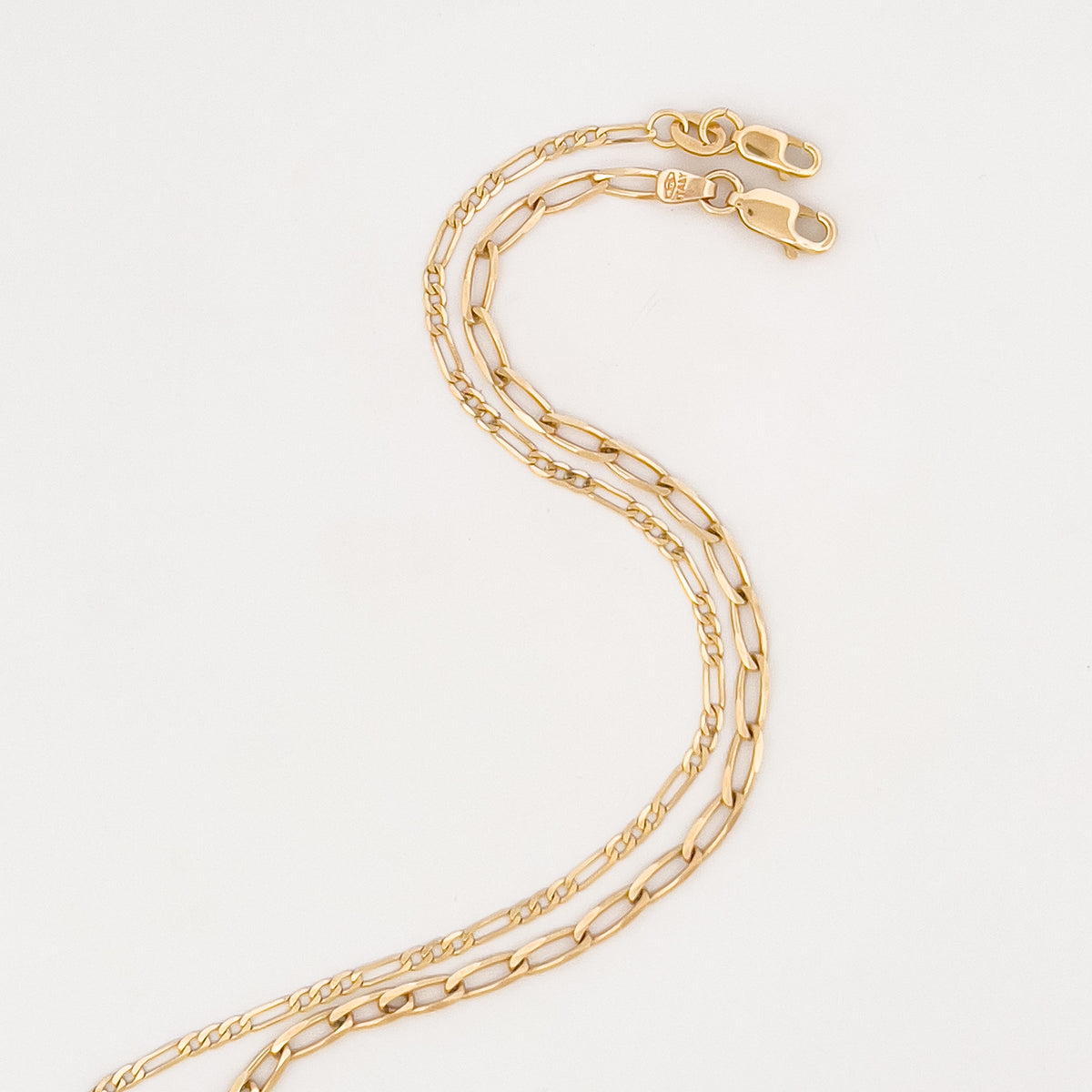 DIDI figaro bracelet in solid 9ct yellow gold. Italian-made, finished in Melbourne by AGOVIA.