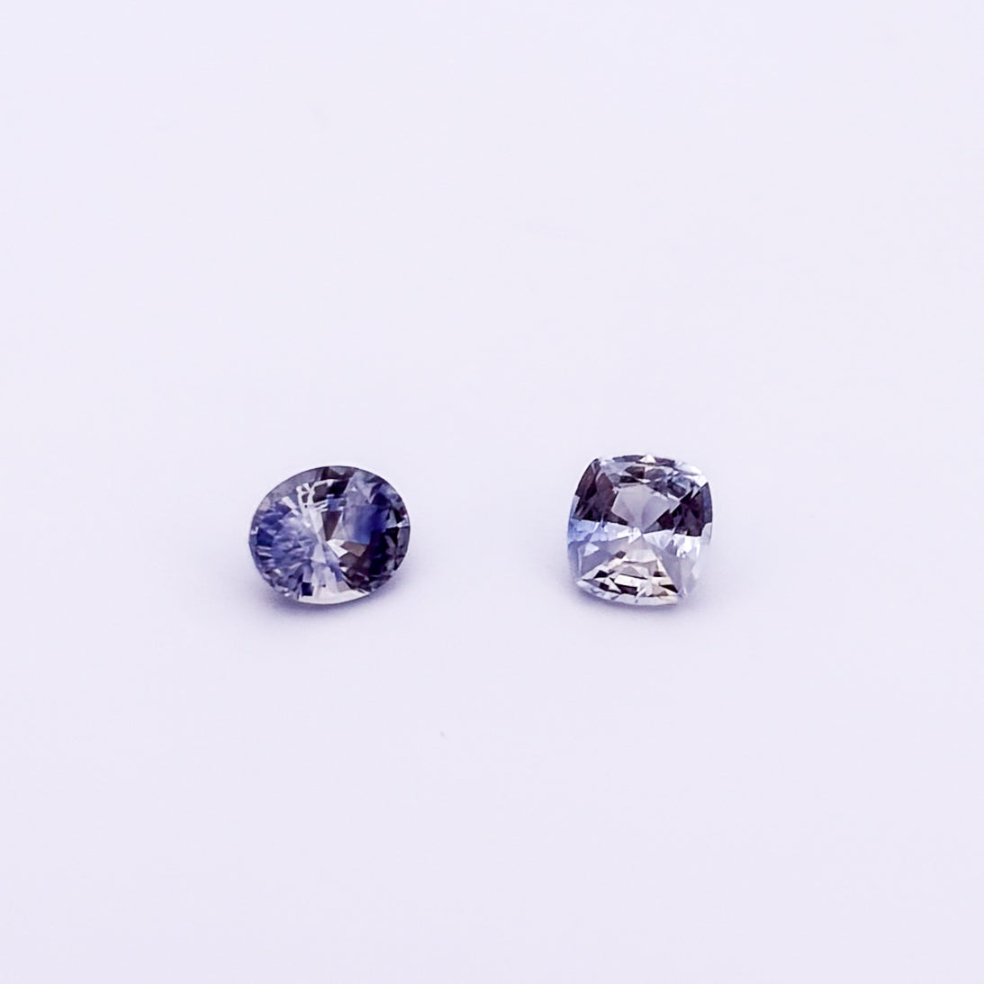 Parti Sapphire — Oval &amp; Cushion Cut