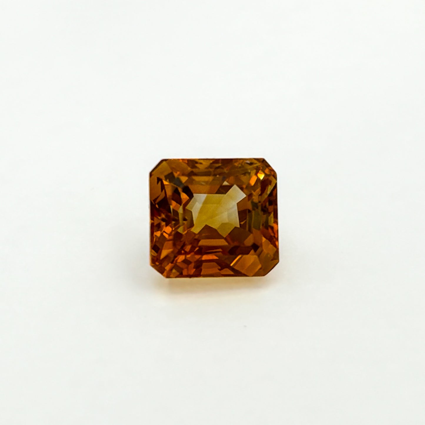 Madeira Citrine (square-emerald cut, 9.9x9.1mm)