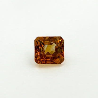 Madeira Citrine (square-emerald cut, 9.9x9.1mm)