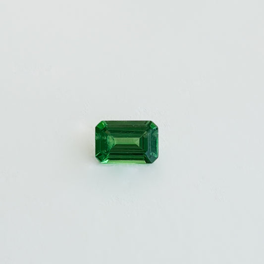 Tsavorite Garnet (emerald cut, 6x4mm)