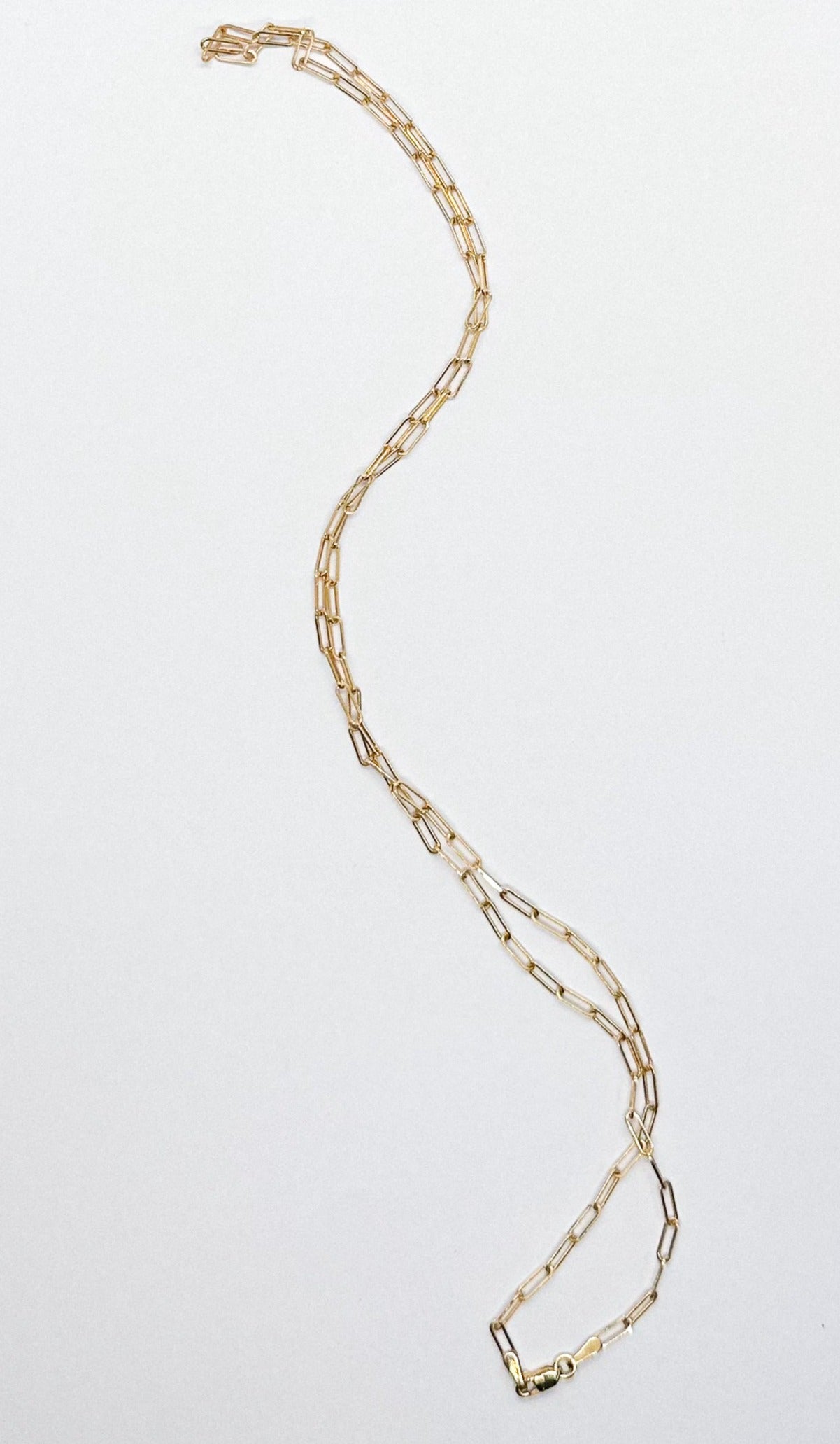 GOLD PAPERLINK NECK-CHAIN