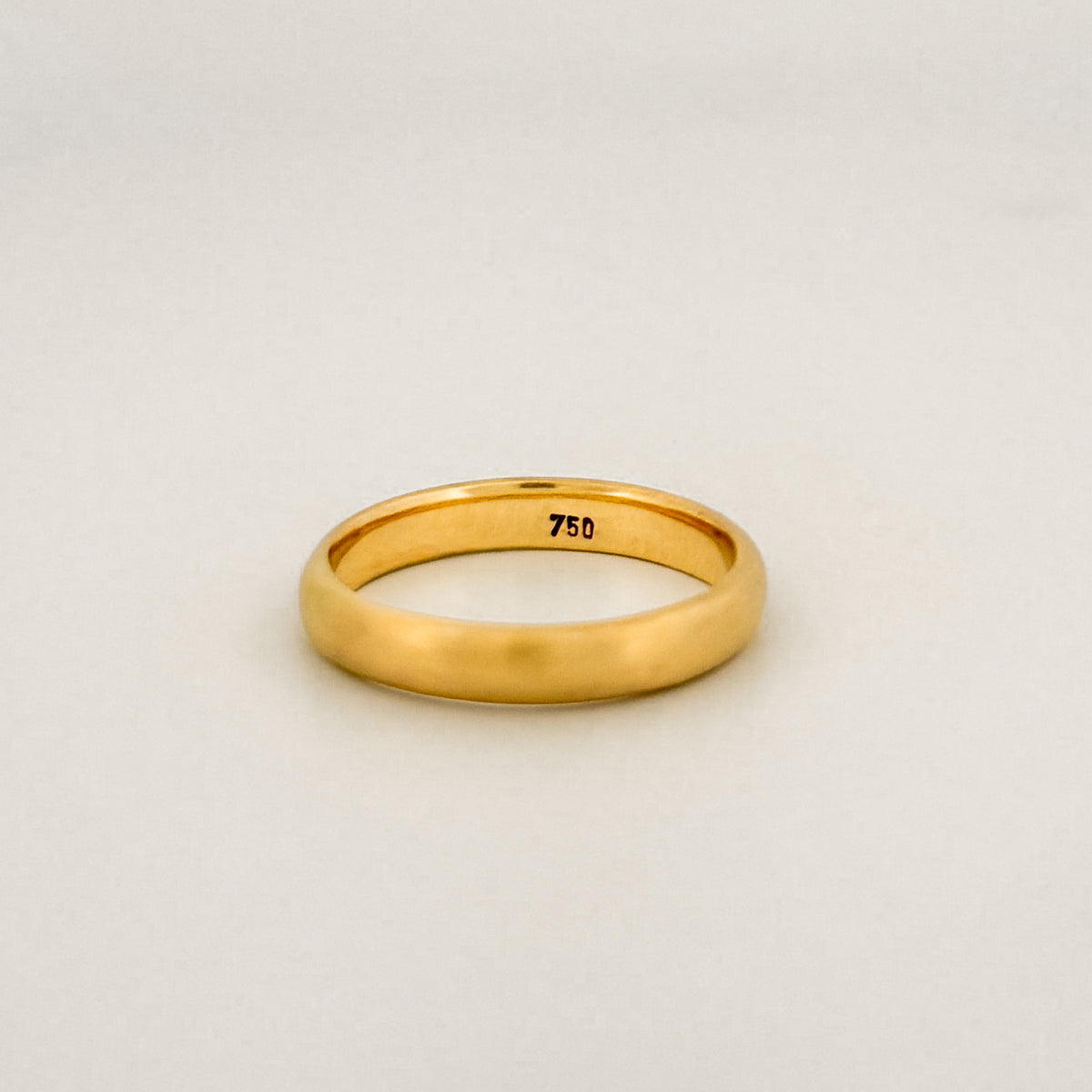 PERPETUAL wedding band in 18ct gold or platinum, hand-engraved with the wearer's initials. Handmade in Melbourne by AGOVIA.