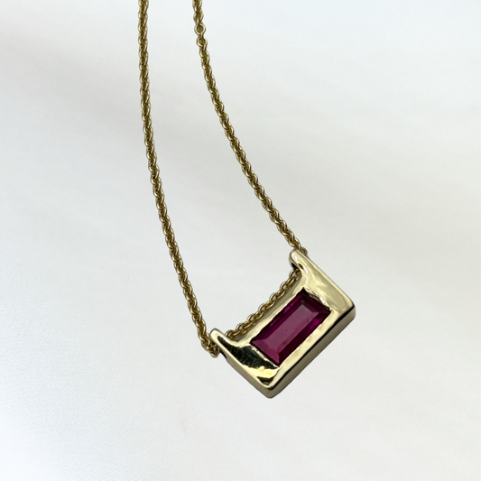 VIVA PENDANT (mozambique ruby)