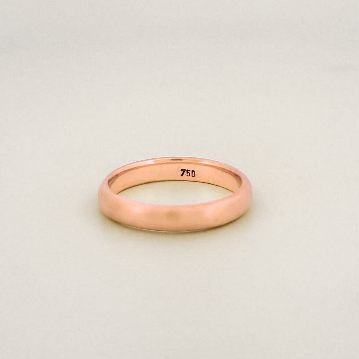 PERPETUAL wedding band in 18ct gold or platinum, hand-engraved with the wearer's initials. Handmade in Melbourne by AGOVIA.