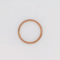 Agovia Pink Gold Wedding Band Plain