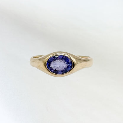 Opulent Oval Ring (tanzanite)